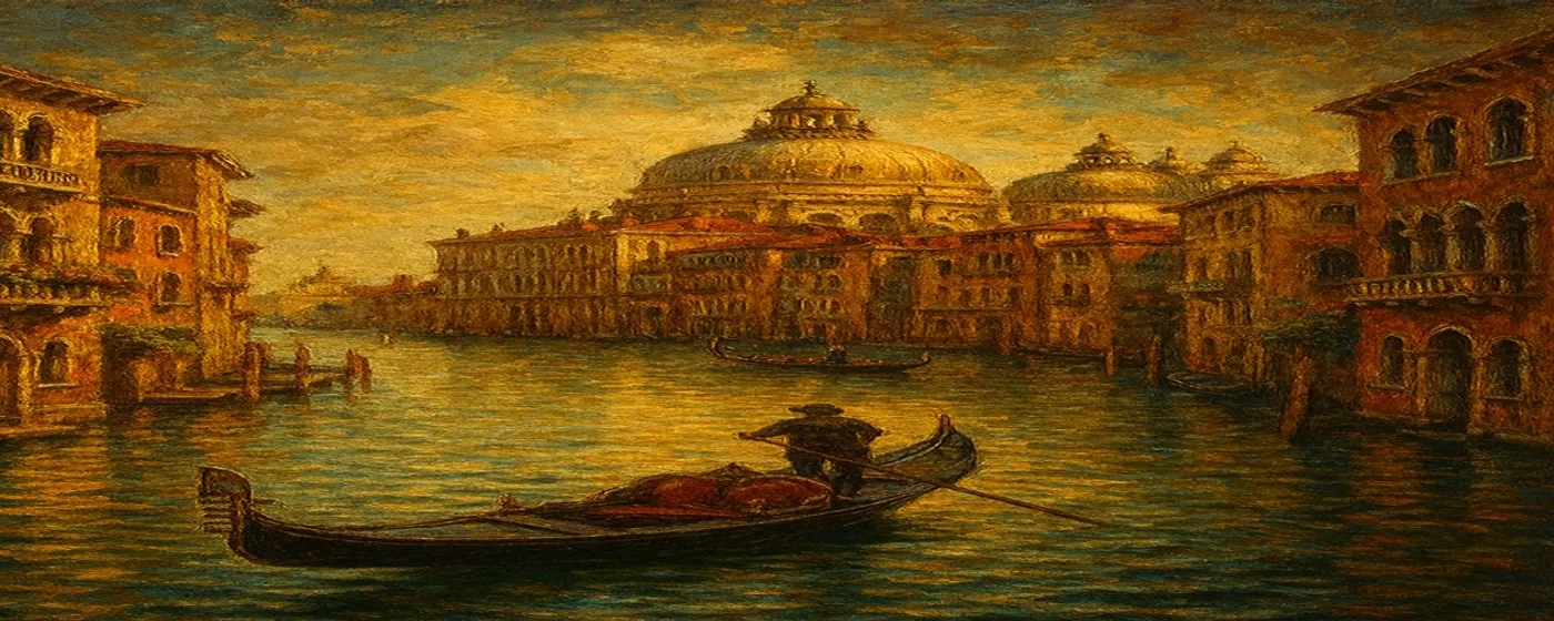 Golden Venice Gondola