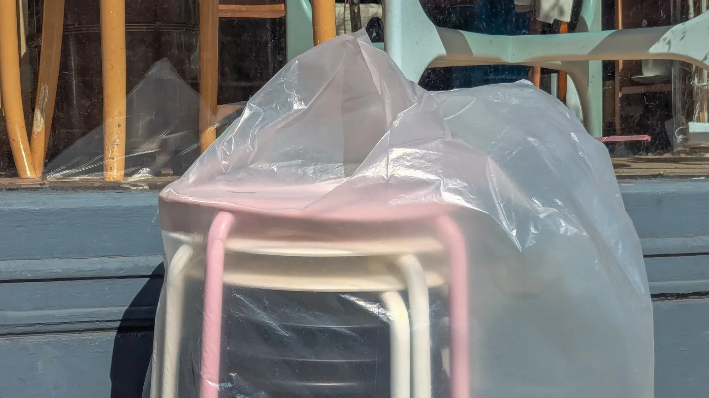 Covered Chairs by Robby Ogilvie