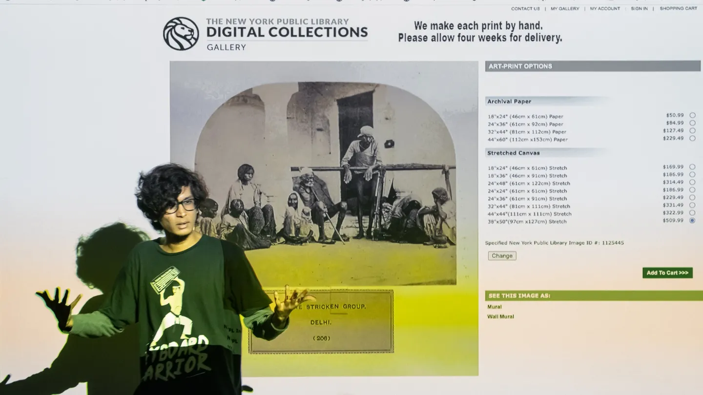 Rage Against the Archive Lecture-Performance by Anshul Roy