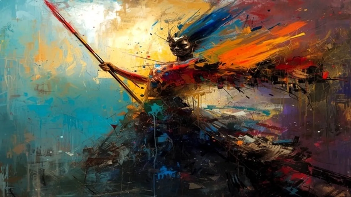 Spear of the Unseen Storm by MrGuyz