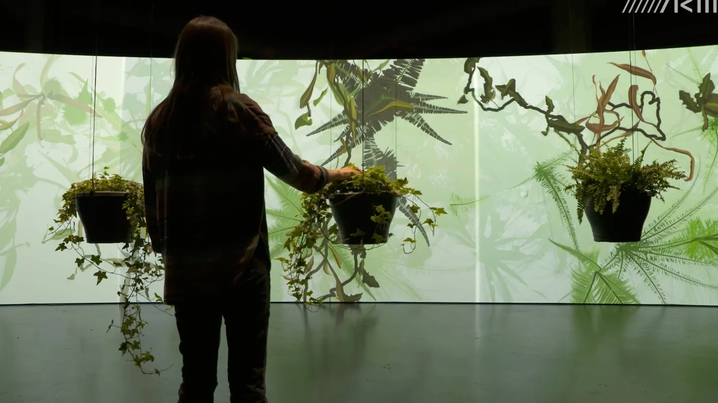 Eau de Jardin (c)2004, Christa Sommerer & Laurent Mignonneau by Laurent Mignonneau & Christa Sommerer