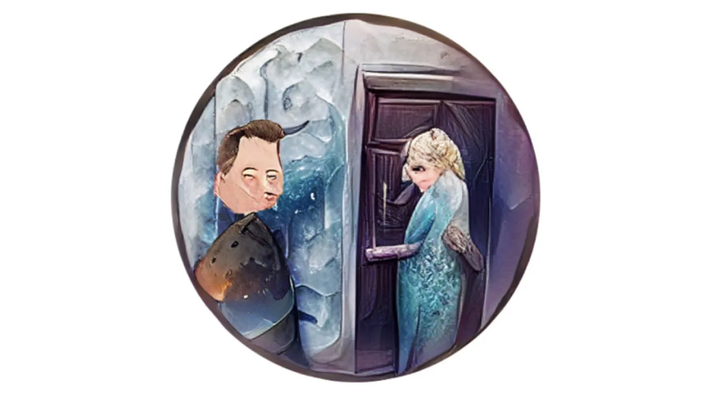 Elon and Elsa by Media Art Comics