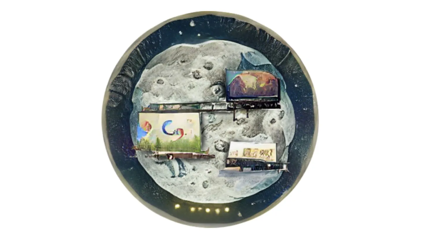 Google Buys the Moon by Media Art Comics