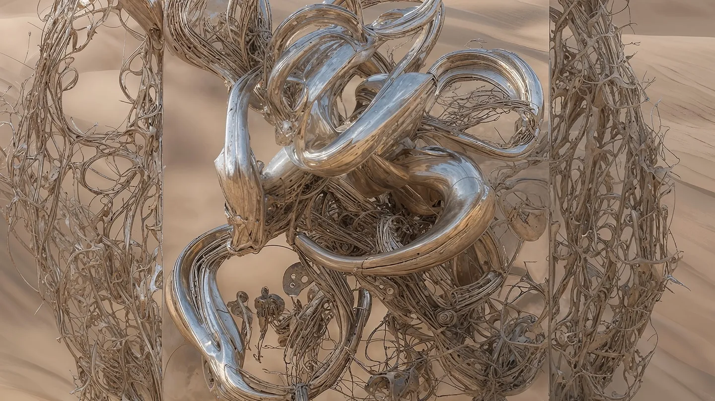 BODY MACHINE (MERIDIANS) — Desert Biome by Sougwen Chung