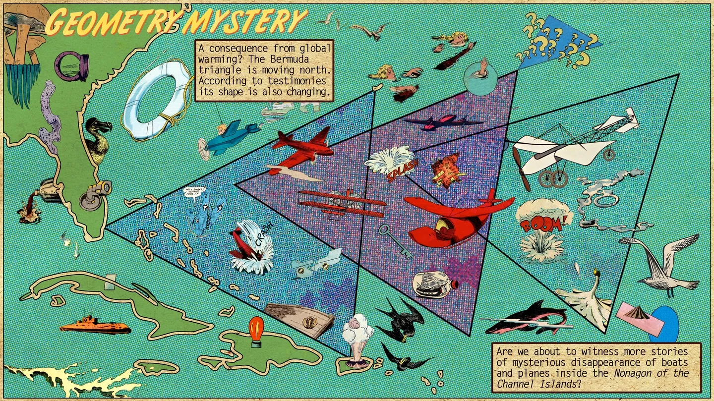 The Bermuda Triangle Twist by Media Art Comics