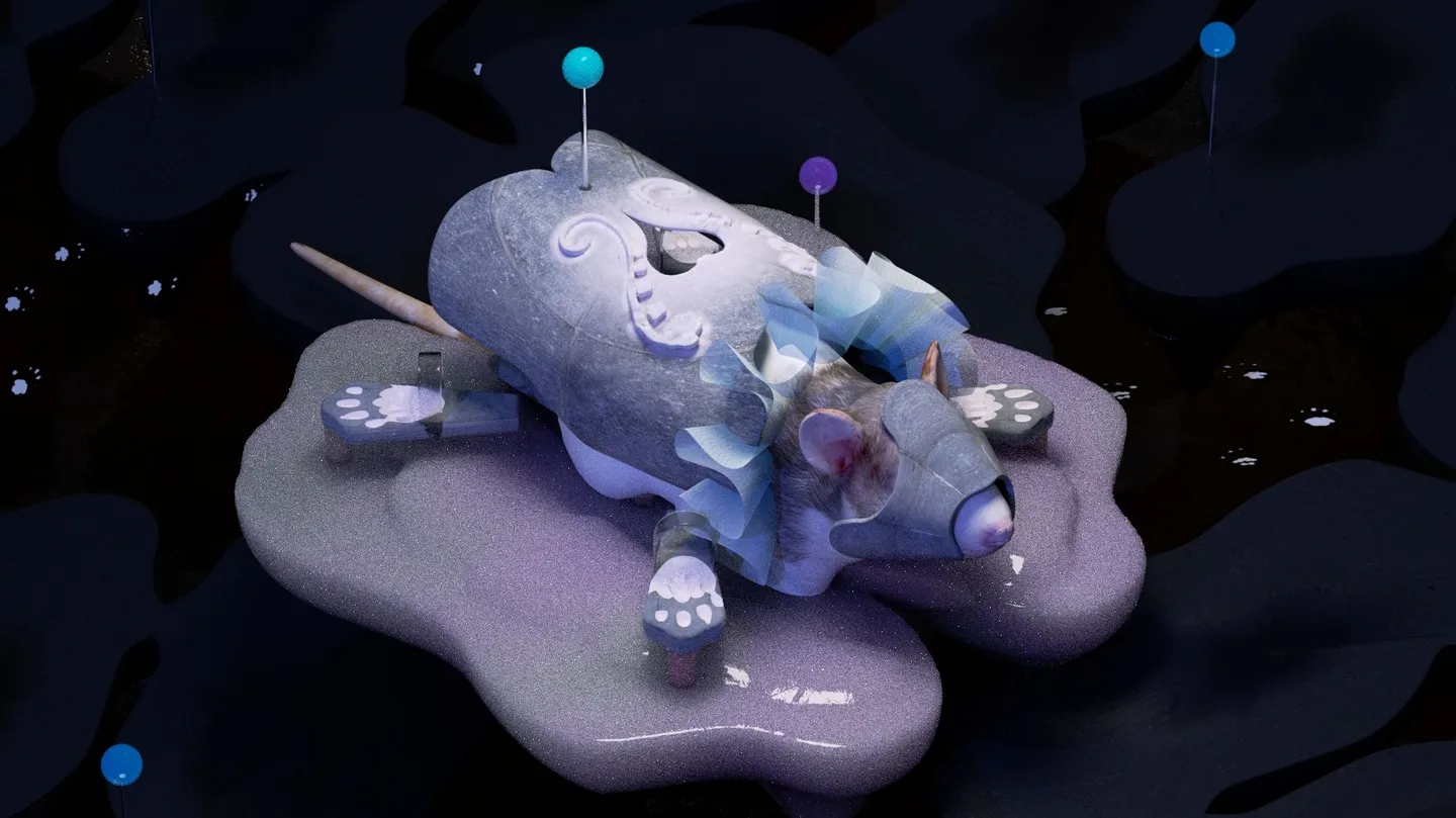 Hamster Run by Annan Shao