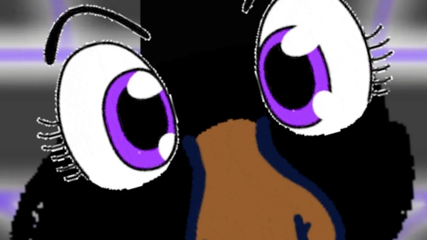 untitled (purple blackish) by Anouk Kruithof