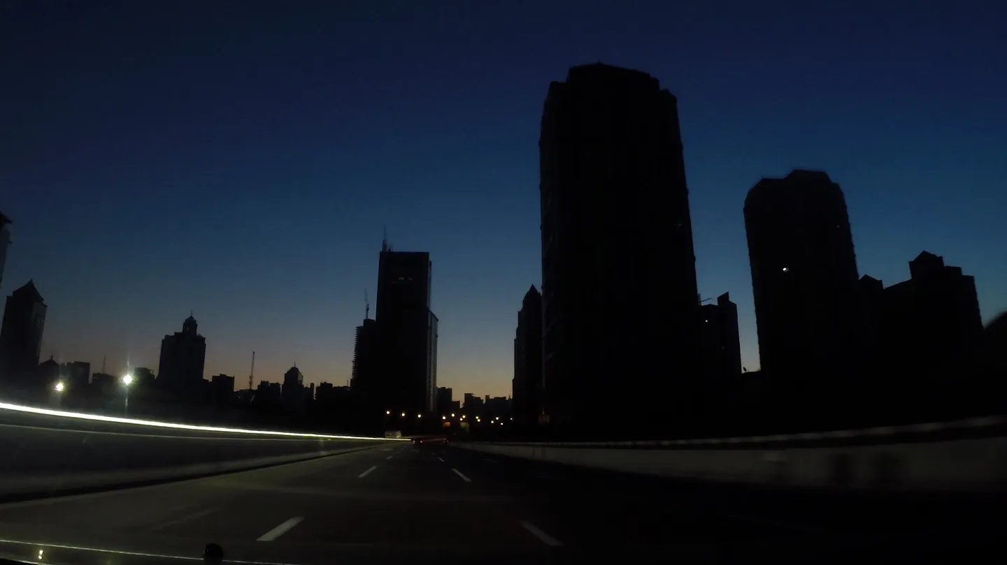 Driving in the morn kills Desperation by YUE LIANG