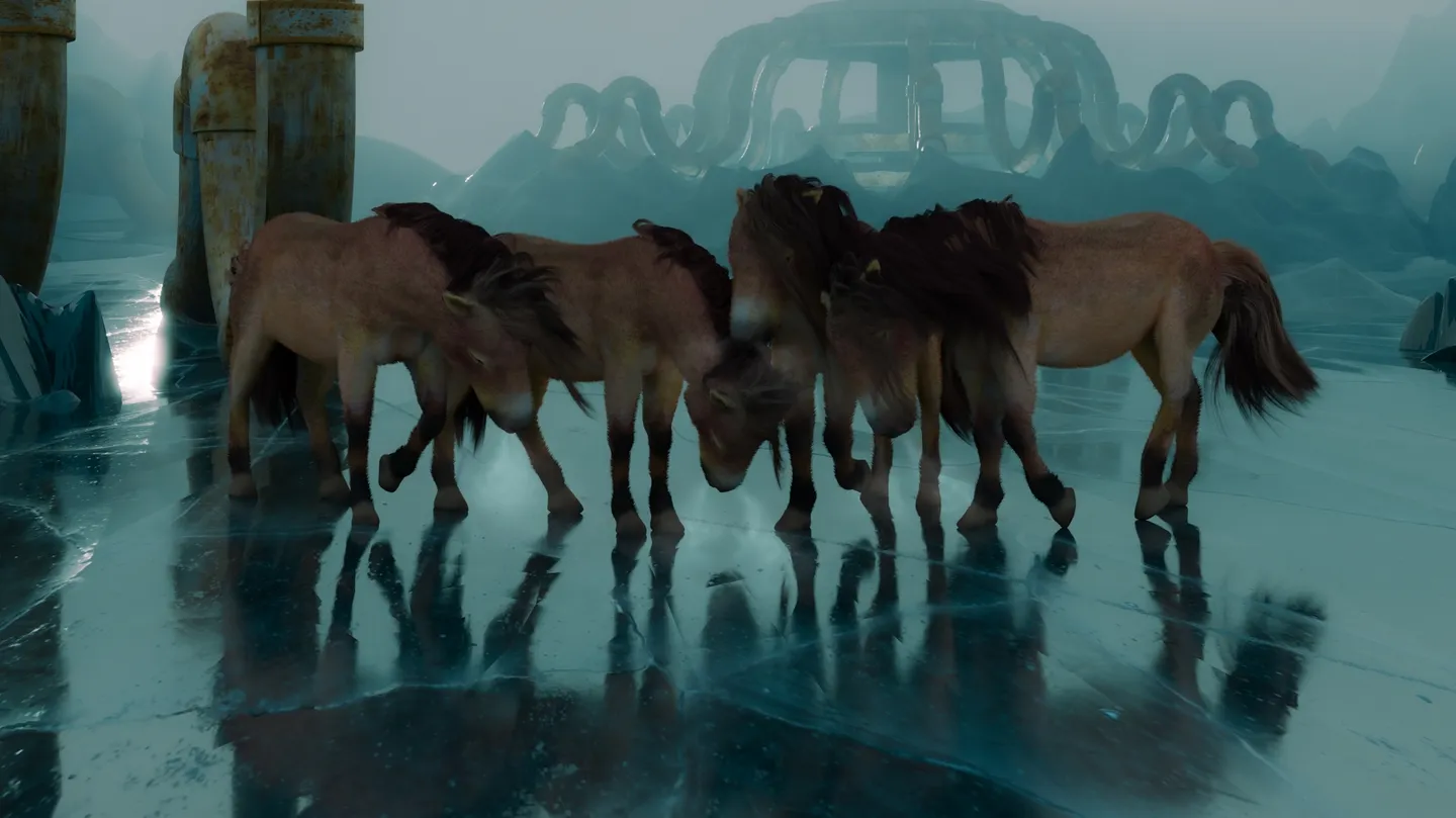 Five Nomadic Animals (2022)  by Shuree Sarantuya