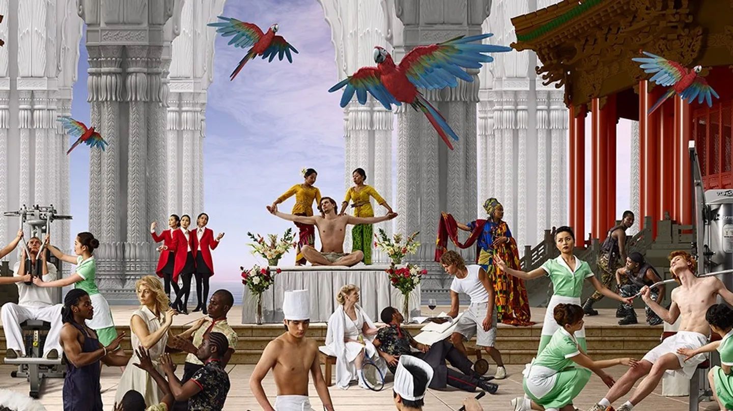 The Feast of Trimalchio, Bacchanalia with Parrots by AES+F