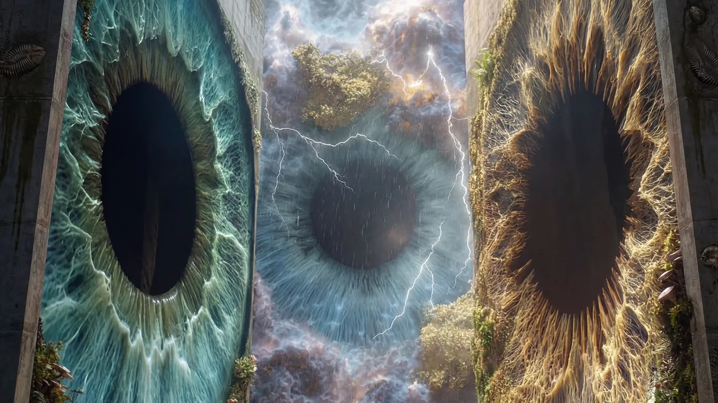 iris universe by Oksana Bondarieva