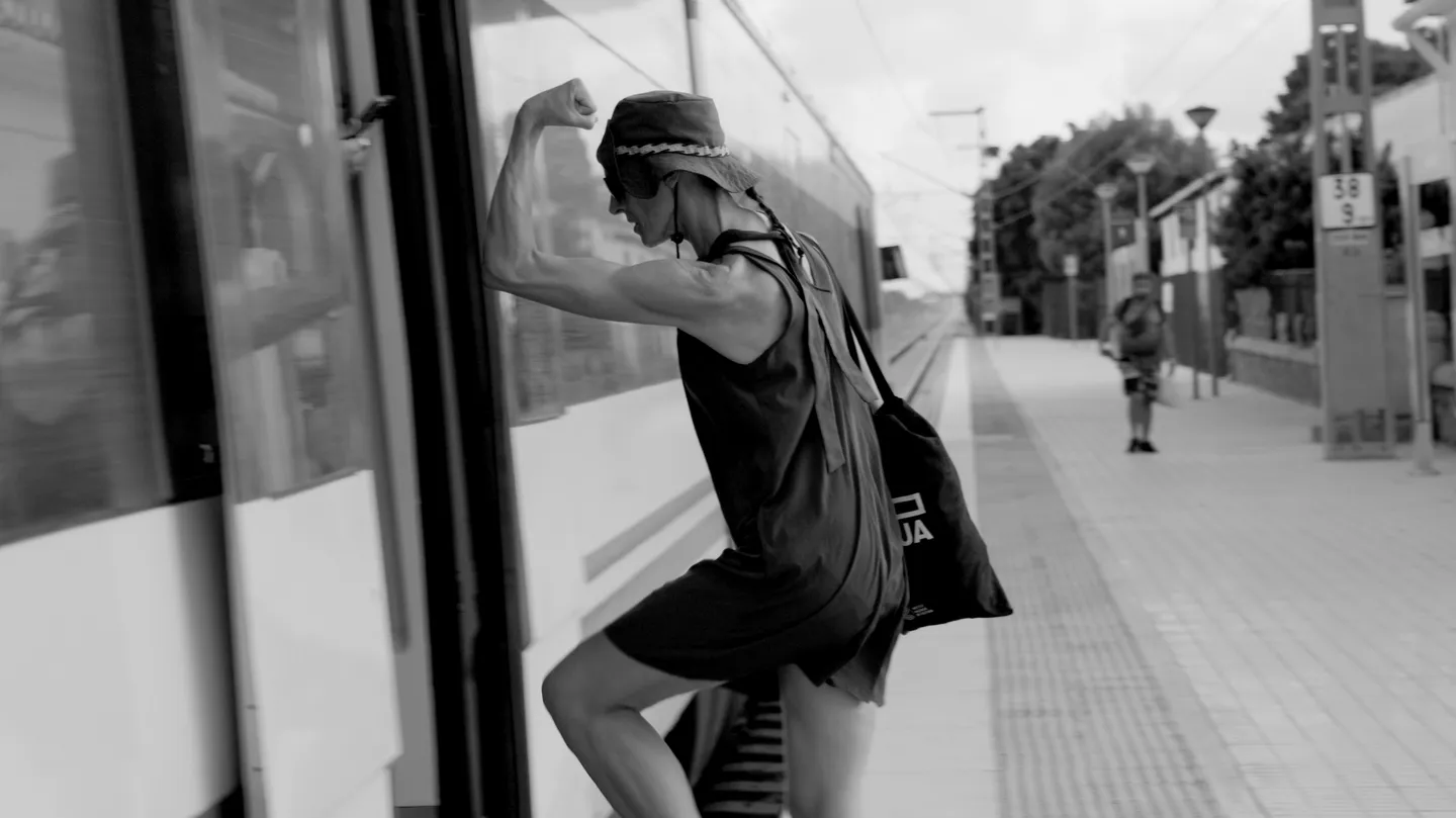 Stop here for train by Blas Payri