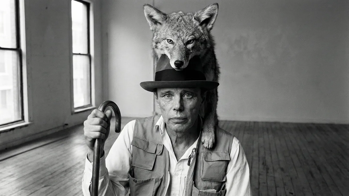 I LOVE EMOTIONS AND EMOTIONS LOVE ME - How to Explain AI to a Coyote (Part II: On Single Emotions) by Boris Eldagsen