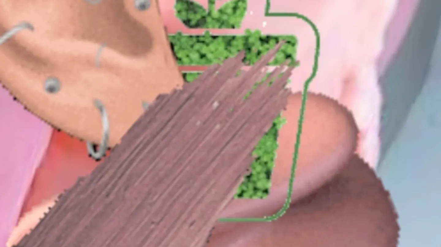 untitled (pink furniture) by Anouk Kruithof