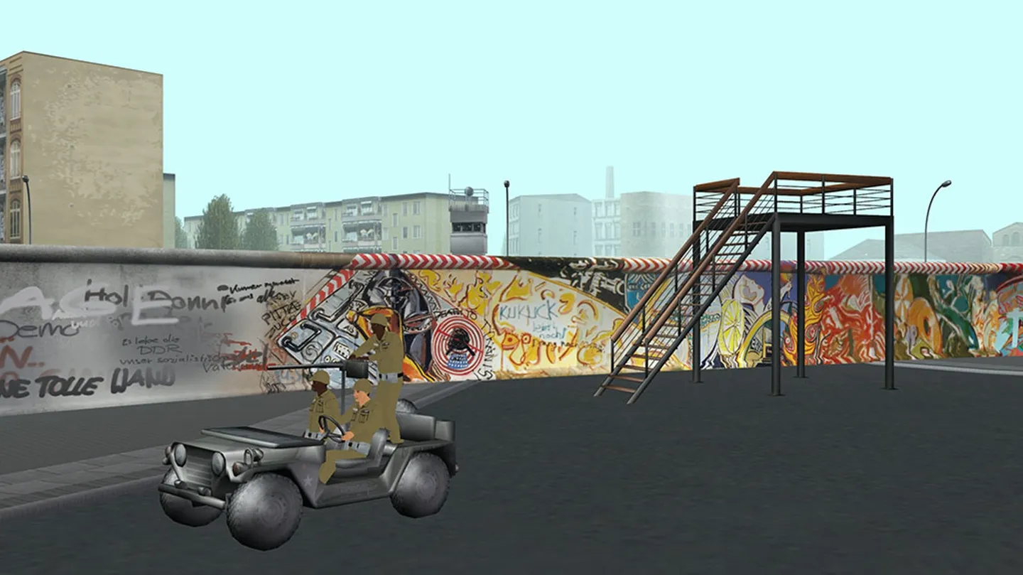 Virtuelle Mauer/ReConstructing the Wall  by Tamiko Thiel