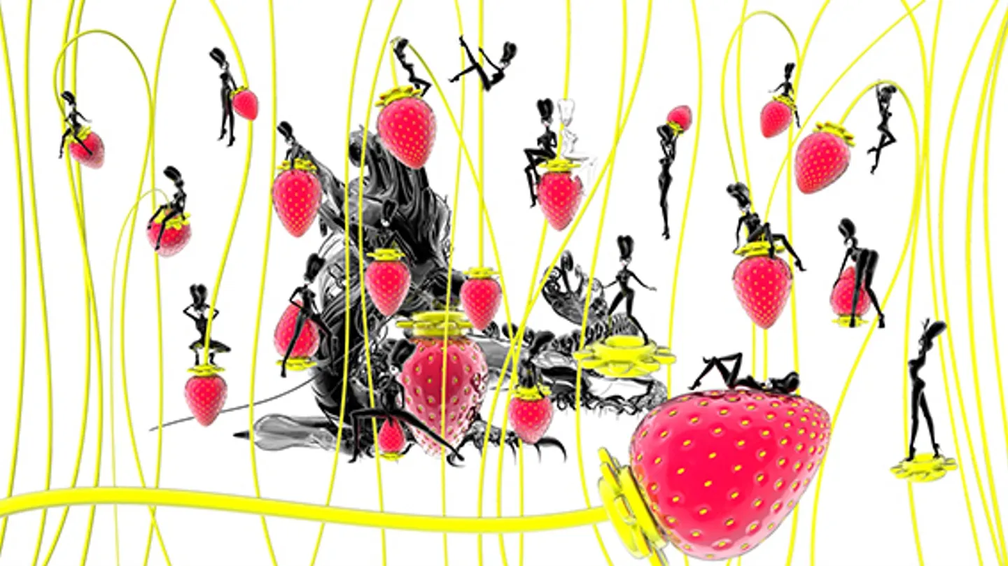 Strawberry Garden Lucid Dream by Hye Rim Lee