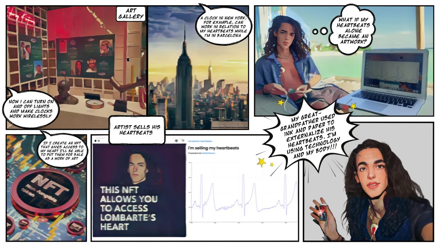 Artist Sells His Heartbeats by Media Art Comics
