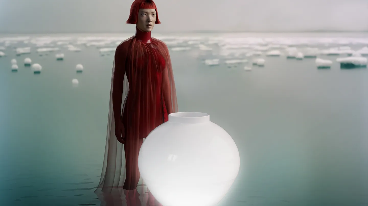 The Red Prayer I by Genesis Kai