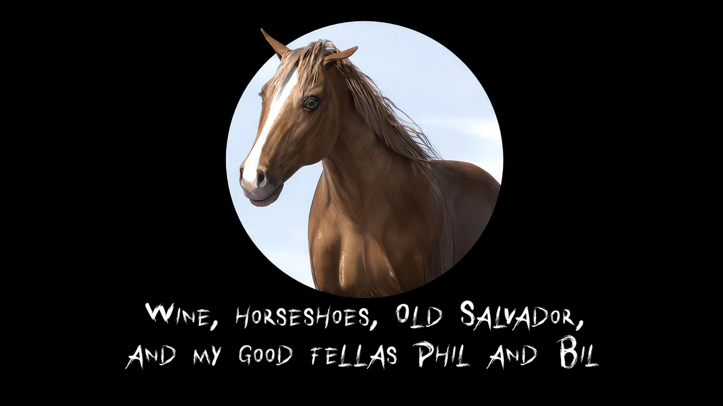 Wine, horseshoes, Old Salvador, and... by Axl Le Yi
