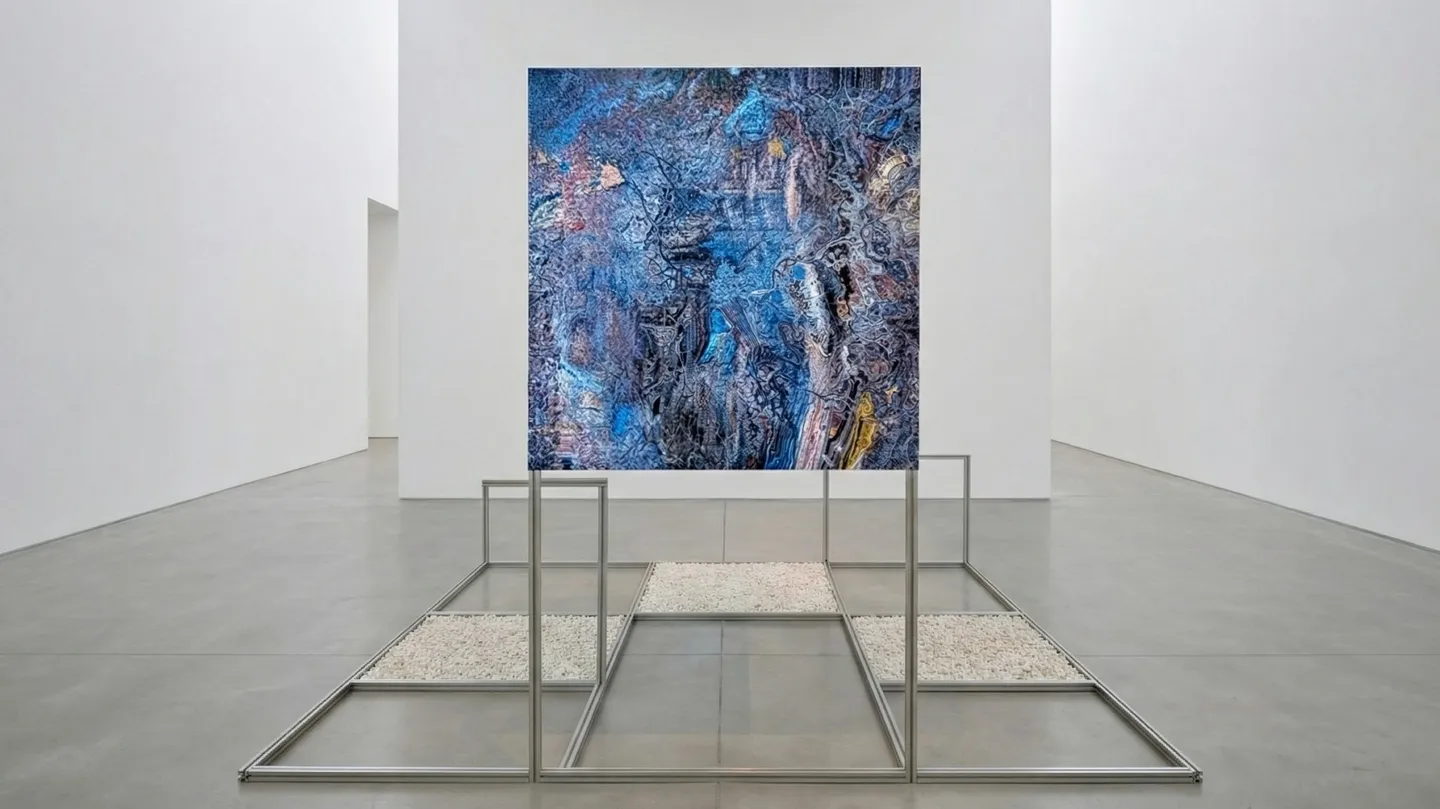 Neural Landscape Network IV by Gregory Chatonsky