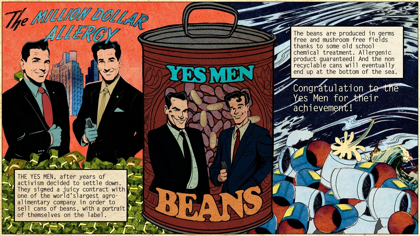 The Yes Men Beans by Media Art Comics
