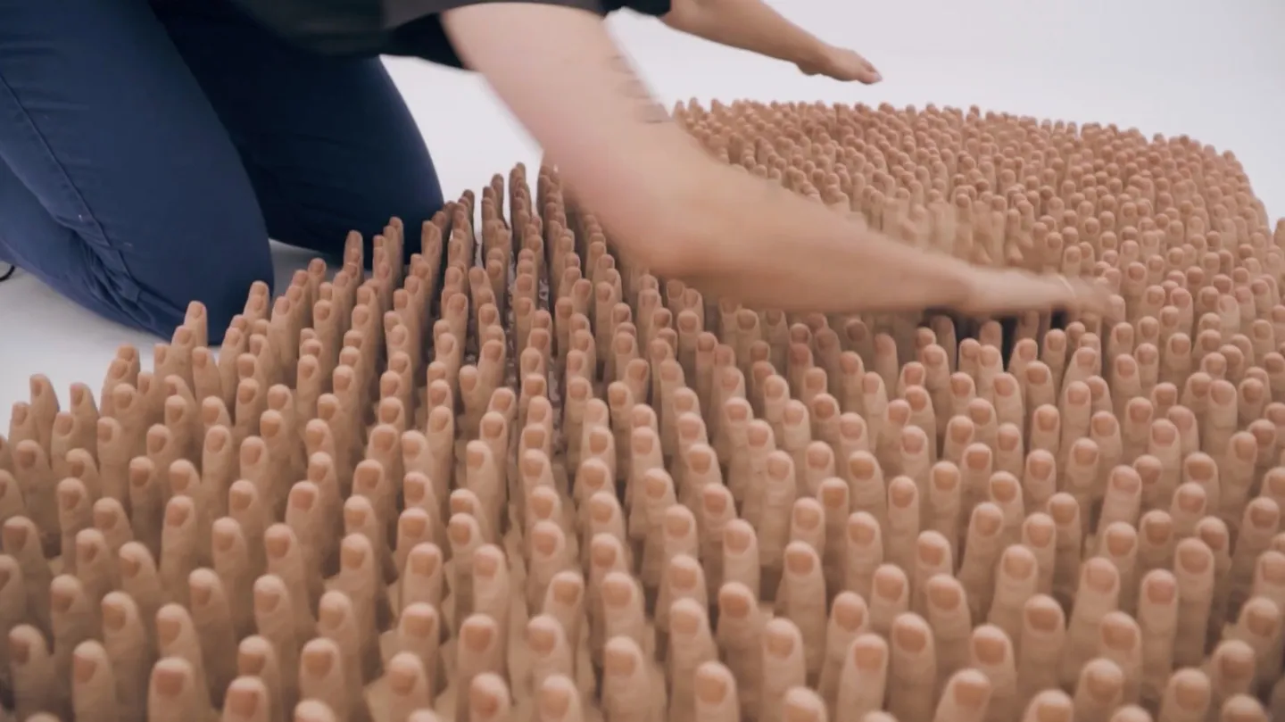 The Finger Rub Rug by Laura A Dima