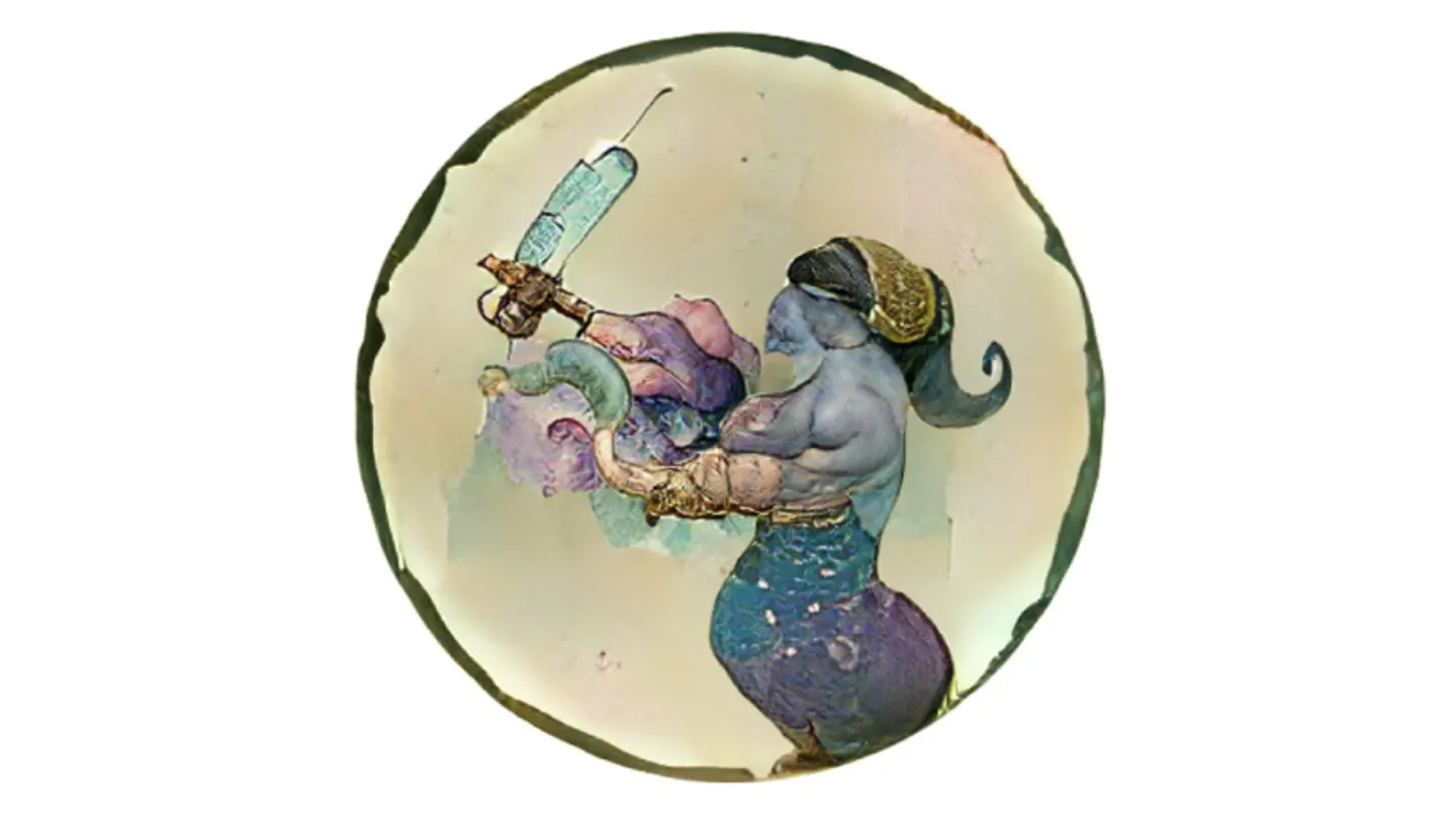 The Anti-vaxxer and the Magic Lamp by Media Art Comics