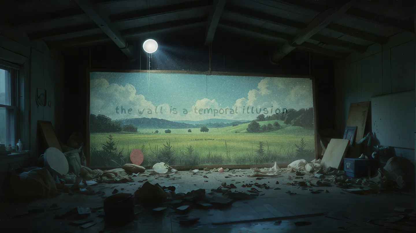 The Wall is a Temporal Illusion by Emmanuel Lagrange Paquet