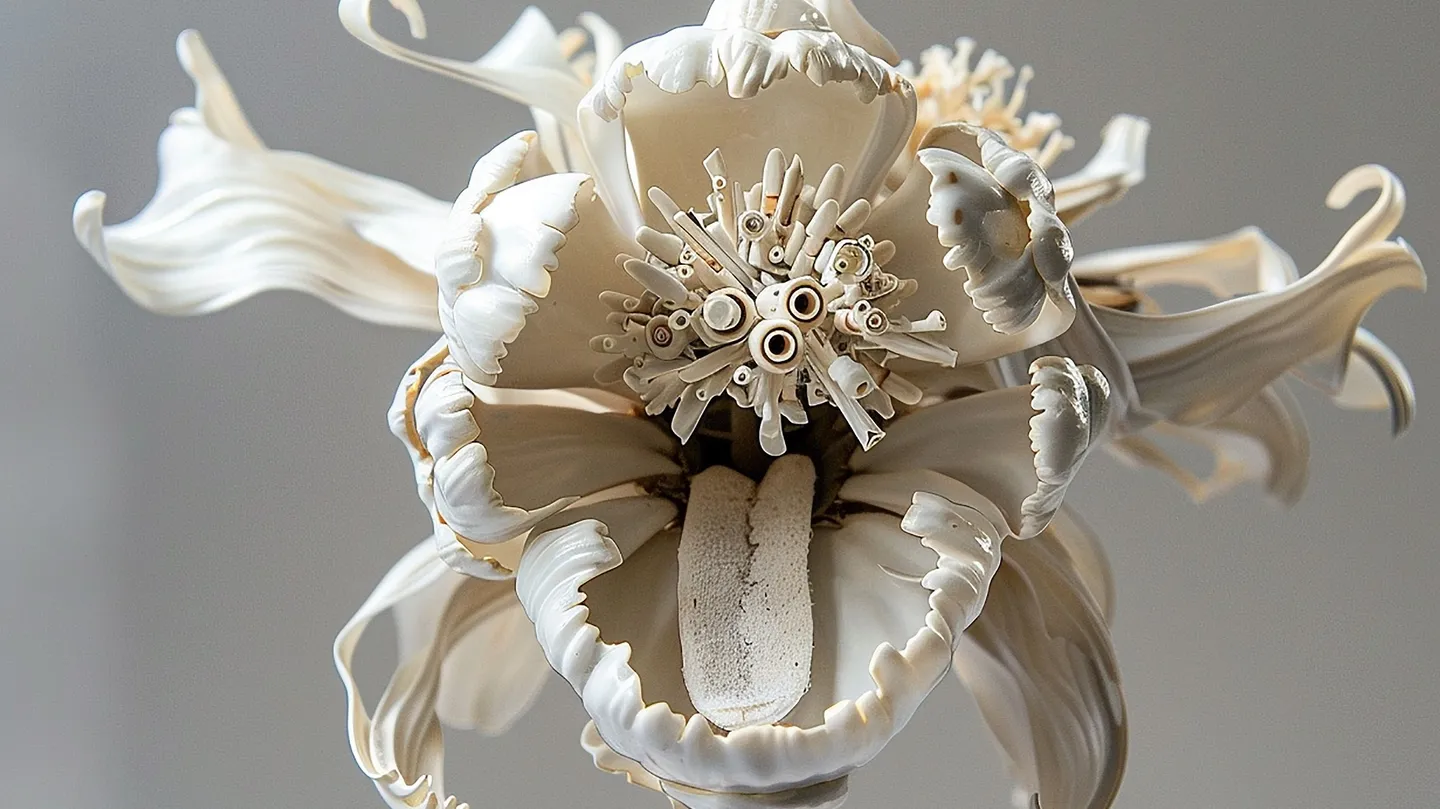 Les fleurs du métal by Joanna Zylinska