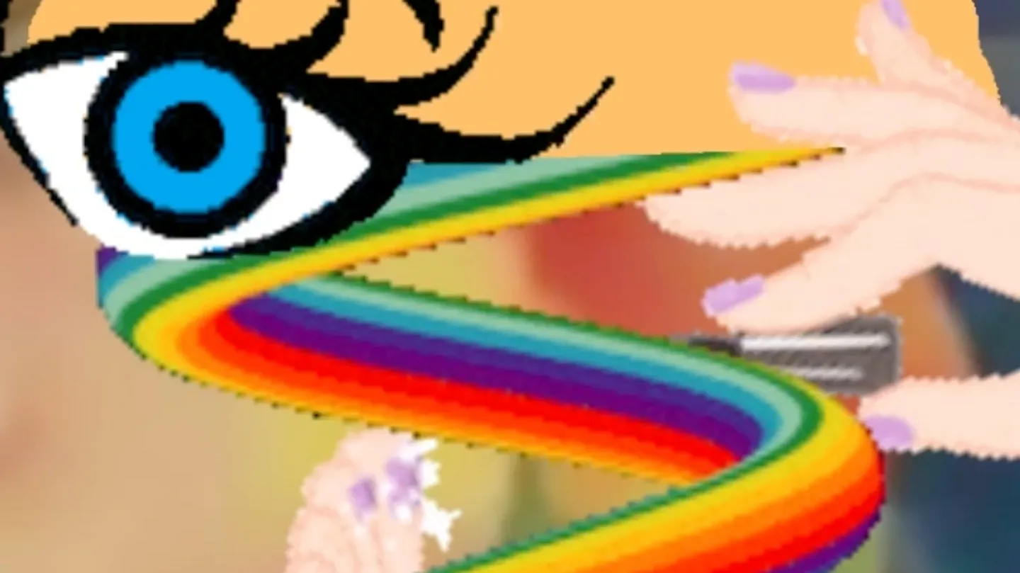 untitled (half face) by Anouk Kruithof