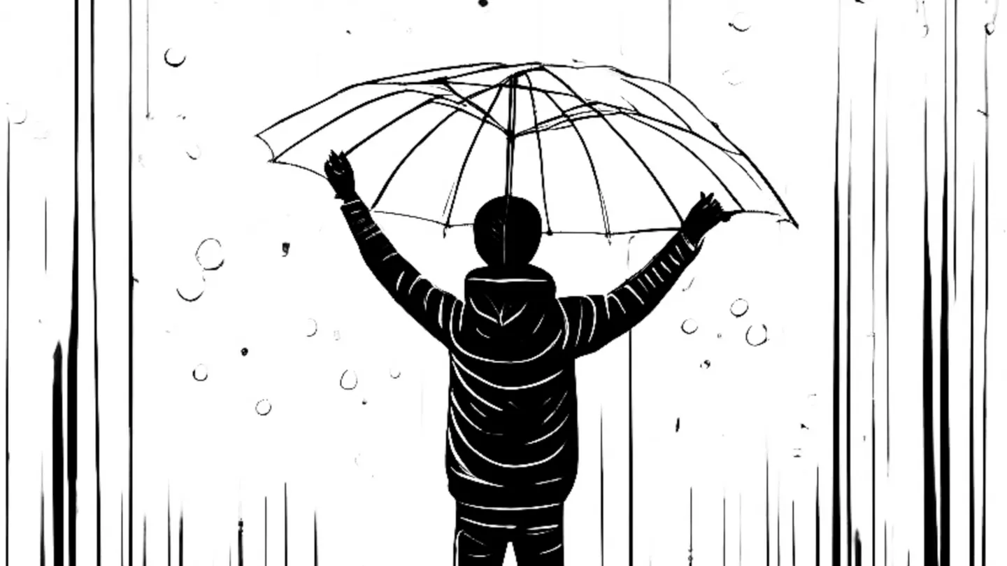 catching rain by Nick Peustjens