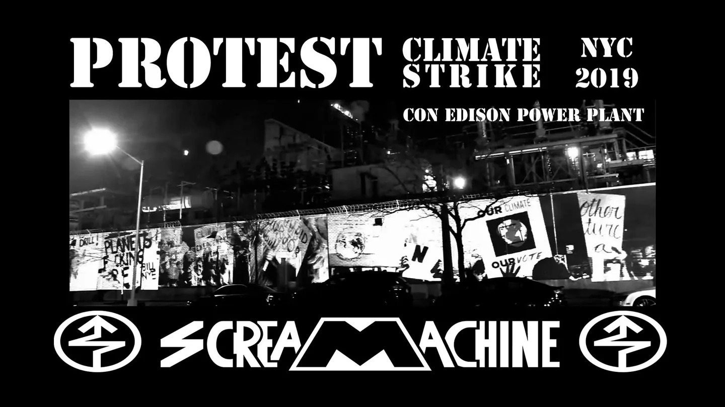 Protest: Climate Strike Con Ed NYC [street intervention 2019] by screaMachine