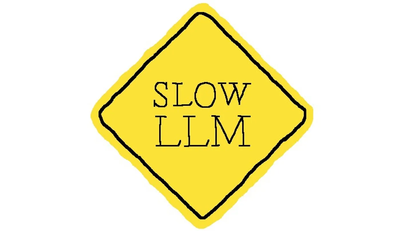 Slow LLM by Sam Lavigne