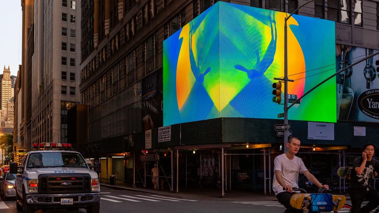 Diapason - NYC Times Square version by Sara Bonaventura