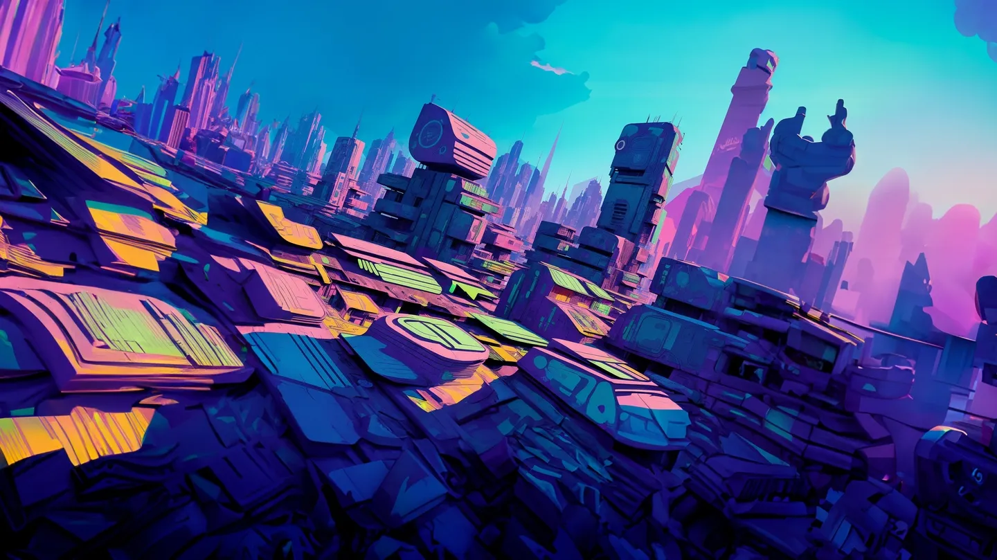 YEAR 2121 • Relic #1 by Sunset AI World