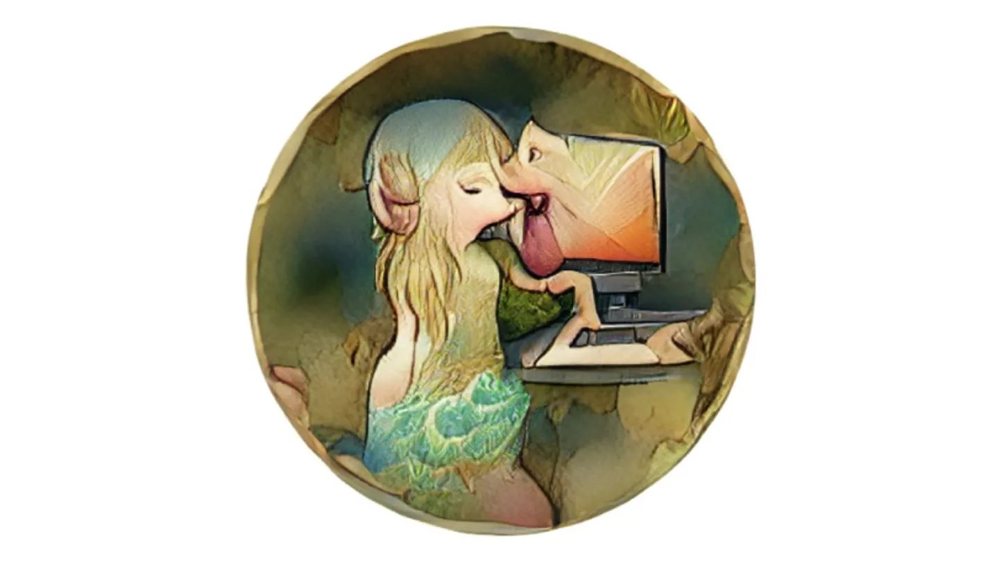 The Soul Trapped in a Torrent by Media Art Comics